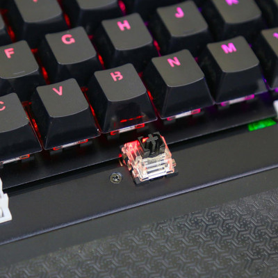 Bàn phím cơ Blue switch Fuhlen D (Destroyer), Phím Gaming Led RGB 7 màu RAINBOW- Hàng chính hãng