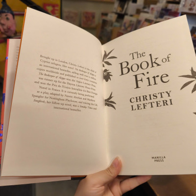 Sách - The Book of Fire by Christy Lefteri - Fiction Historical /Fiction in English