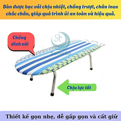Bàn Ủi Mini Gấp Gọn Đa Năng – Nhà Gọn, Áo Phẳng -Bàn Kê Bàn Ủi Tiện Lợi – Nhỏ Gọn Cho Mọi Không Gian -Bàn Ủi Mini Siêu Nhẹ – Ủi Nhanh, Gấp Gọn Dễ Dàng