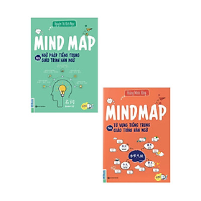 Combo Mindmap Ngữ Pháp Tiếng Trung Và Mindmap Từ Vựng Tiếng Trung Theo Giáo Trình Hán Ngữ