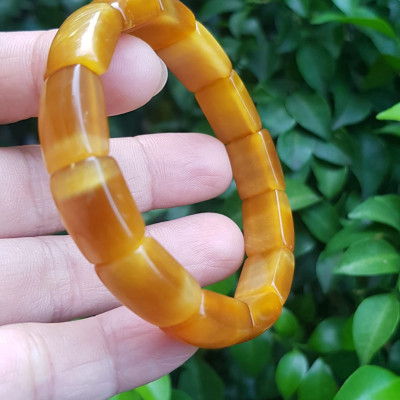 ️️Vòng nữ đá mắt hổ bản khúc đẹp vàng tươi tự nhiên Size vòng freesize tầm Ni 53mm x cao 10mm x dầy 7mm Hợp mệnh kim mệnh thổ mệnh Thủy đeo may mắn xinh đẹp ạ