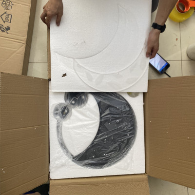 Đèn trần MONSKY BEATRIX hiện đại trang trí nội thất cao cấp 3 chế độ ánh sáng có khiển từ xa