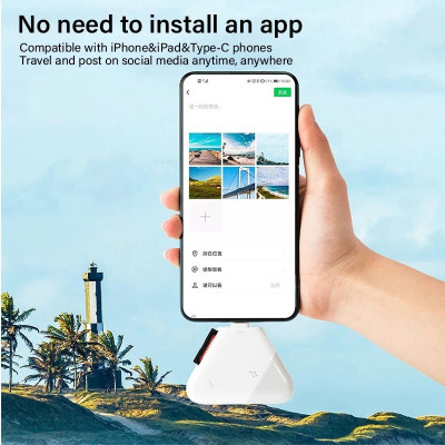 Đầu đọc thẻ nhớ SD, TF ( Micro SD ) đa năng 3in1 dùng cho iPhone, iPad, điện thoại Android, máy tính, PC, laptop - Hàng Chính Hãng