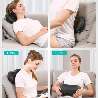 Gối massage không dây Kachi dòng cao cấp MK343 pin 2000mAh