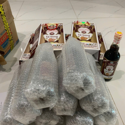 Nước mắm sá sùng thượng hạng 45N - Độ đạm cao, dung tích 500ml/1 chai, hộp 2 chai