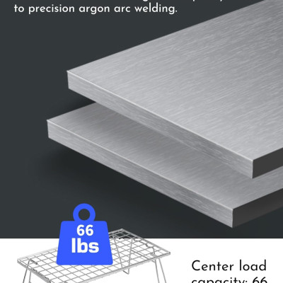 Kệ inox để đồ đa năng Campingmoon T-235A-1T (Kệ đơn) T235A T 235A 1T