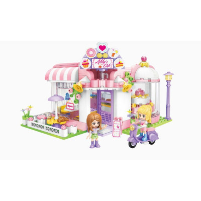 Đồ chơi - KEEPPLAY - 33020 Bộ xếp hình tiệm cà phê (KT 18x16.5x12.9cm)