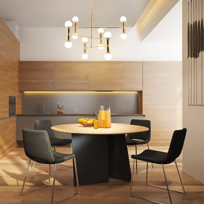 Đèn thả chùm MATER phong cách châu Âu hiện đại, sang trọng - kèm bóng LED chuyên dụng.