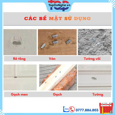 Dụng cụ hỗ trợ đóng đinh bê tông tự động ST15 ST18 tặng kèm hộp đinh, Búa đóng đinh tiện lợi cho dân kỹ thuật