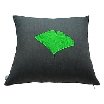 Gối Trang Trí Soft Decor 40 Grey Gingkgo - Xám