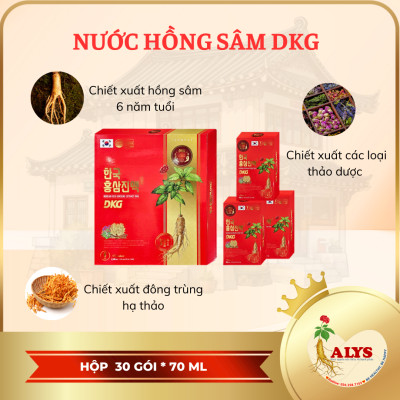 Nước Hồng Sâm DKG Hàn Quốc ( Hộp 70mlx30 gói )