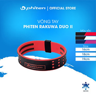 Vòng tay chơi Golf Phiten rakuwa duo II TG806025/TG806026/TG806125/TG806126/TG806225/TG806226