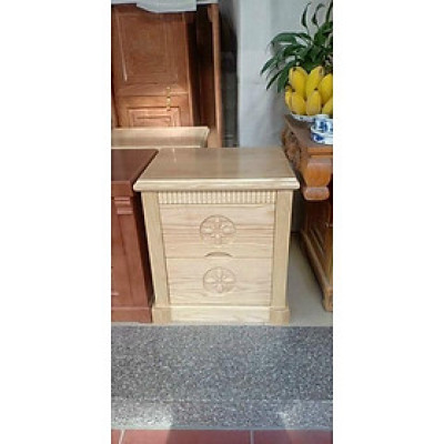 Tủ đầu giường gỗ sồi Nga