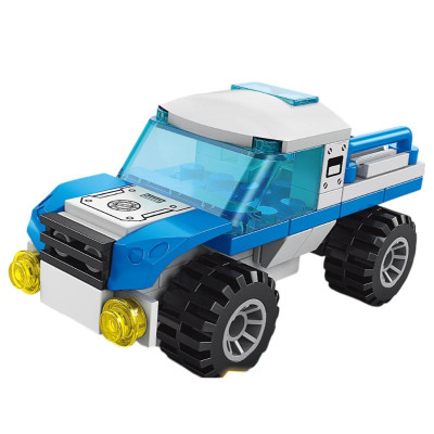 Bộ 6 Đồ Chơi Lắp Ráp Chiến Binh Bảo Vệ Thành Phố Biến Hình 6 Trong 1 - City Guardian Mecha - Toys&Joys 8831 (503 Mảnh Ghép)