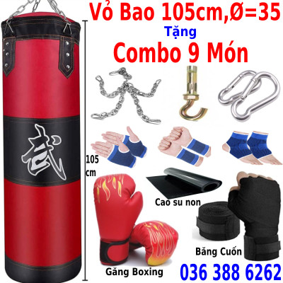 Vỏ Bao Cát Đấm Bốc Star Sport Đại Nam Sport DNS-110V (110cm)