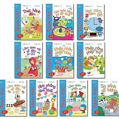 Sách Bộ Tớ Đến Với Toán Học (Trọn Bộ 10 Cuốn)  - Bản Quyền