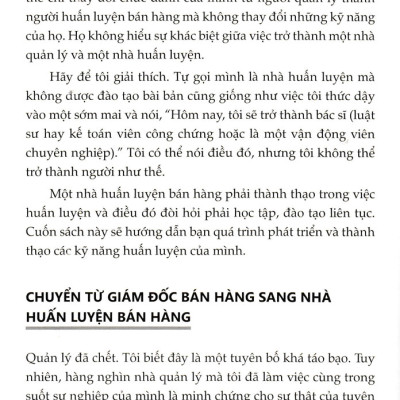 Coaching Salespeople Into Sales Champions - Huấn Luyện Nhân Viên Bán Hàng Trở Thành Nhà Vô Địch Bán Hàng 