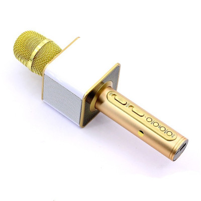 Loa Bluetooth Karaoke - Loa xách tay mini chất liệu nhựa cao cấp, công suất 6W và micro không dây - Hàng nhập khẩu