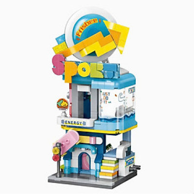 KEEPPLAY - K28032 Bộ xếp hình mô hình trung tâm thể thao (KT 99*85*199mm)