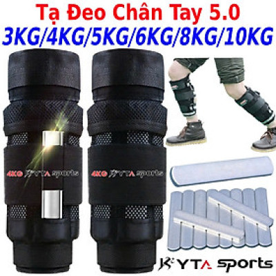 Tạ đeo chân tay, tạ cơ thể, áo tạ thể lực thể thao cao cấp phiên bản 5.0 10KG/8KG/6KG/5KG/4KG/3KG/Đôi chính hãng Kyta Sport, hỗ trợ tập luyện, giảm mỡ tăng cơ, phát triển chiều cao, sức bật và sức bền