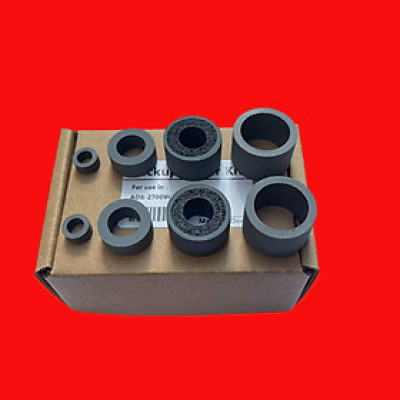 Bộ cao su kéo giấy cho máy Scan HP 2000S2/ 3000S4/ 4000S1/ N4000/ Brother ADS2200/ 2500/ 2700 ( Bộ 8 chi tiết ) Hàng nhập khẩu