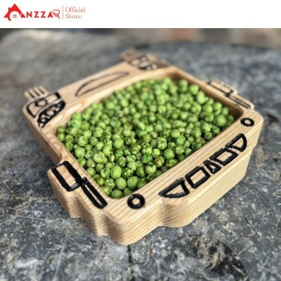 Khay Gỗ Decor Hình Ô Tô – Nguyên Khối Cao Cấp – Đựng Mứt, Hạt Sấy, Quà Tặng Trung Thu Tết