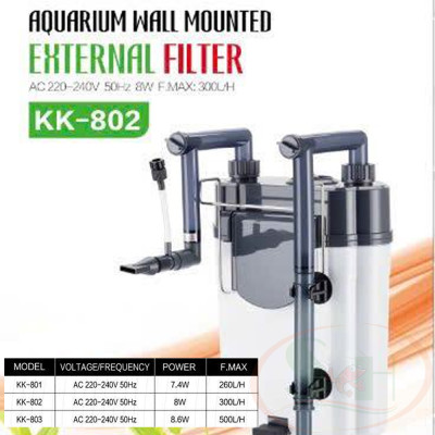 Lọc treo KaoKui Wall Mounted Filter KK 801 / 802 / 803 bể cá tép thủy sinh