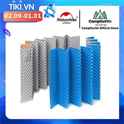 Đồ cắm trại đệm gấp Naturehike camputvn dạng xốp trứng dã ngoại du lịch leo núi chống nước lót nằm êm A069