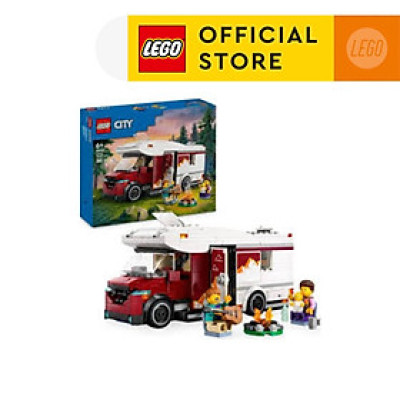 LEGO CITY 60454 Đồ Chơi Lắp Ráp Xe Van Du Lịch (385 Chi Tiết)