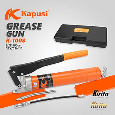 Bơm Mỡ Dùng Tay 2 Ty Kapusi – Dung Tích 400cc / 600cc / 900cc – Hợp Kim Thép Bền Chắc, Dễ Sử Dụng