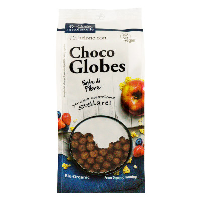 Ngũ cốc hữu cơ socola dạng viên Sottolestelle 300g Organic Choco Globes