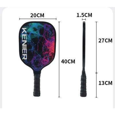 Bộ 2 Vợt Pickleball Cao Cấp + Kèm Túi Chống Sốc Và 4 Bóng