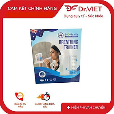 Dụng Cụ Tập Thở BIOHEALTH VIS-01 hỗ trợ và giúp phổi khỏe hơn mỗi ngày