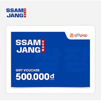 Giftpop - Phiếu quà tặng Ssamjang 500k