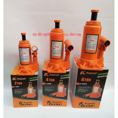Kích, Con Đội Thủy Lực Kapusi – 2T / 4T / 6T / 8T / 10T / 12T / 16T / 20T / 32T – Dụng Cụ Nâng Xe, Nâng Vật Nặng Chuyên