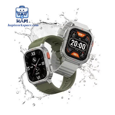 Đồng Hồ Thông Minh hàng chính hãng WiWU Wi-SW05: IP68, Bluetooth, IPS 2.0, App tùy chỉnh, nghe gọi, nhận thông báo