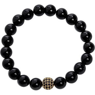 Vòng Tay Đá Obsidian Mix Charm Ngọc Quý Gemstones VT46