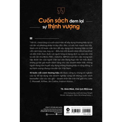 10 Bước Cất Cánh Thương Hiệu ( Bìa Cứng) - Bản Quyền