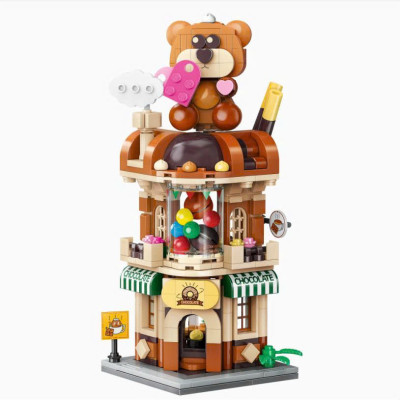 KEEPPLAY - K28030 Bộ xếp hình mô hình nhà máy chocolate (KT 103*87*202 mm)