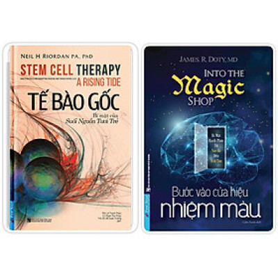 Sách Combo Tế bào gốc + Bước vào cửa hiệu nhiệm màu - Bản Quyền
