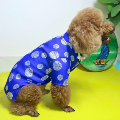 ÁO DÀI TẾT GẤM THÁI CAO CẤP TỪ 0.5-15KG DÀNH CHO THÚ CƯNG CHÓ MÈO