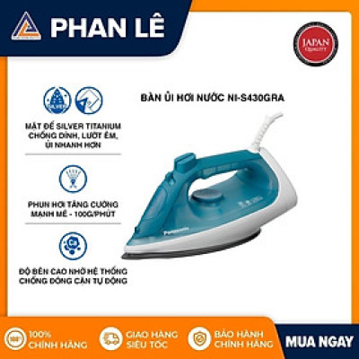 Bàn ủi hơi nước Panasonic NI-S430GRA - Hàng Chính Hãng