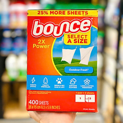 LỐC GIẤY THƠM QUẦN ÁO BOUNCE 160x2 TỜ (TOTAL 320 SHEETS) CỦA MỸ