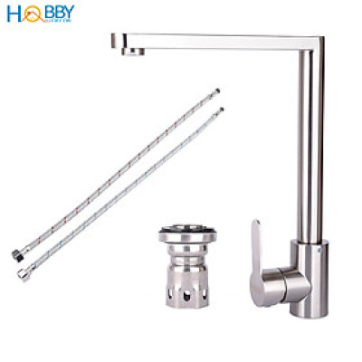 Vòi rửa chén bát nóng lạnh inox 304 Hobby home decor RCDV