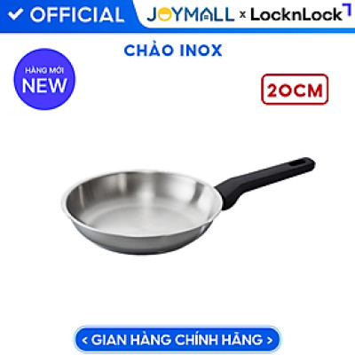 Chảo Inox 304 LocknLock Daily STS PPW, Hàng Chính Hãng, Dùng Cho Mọi Loại Bếp - JoyMall