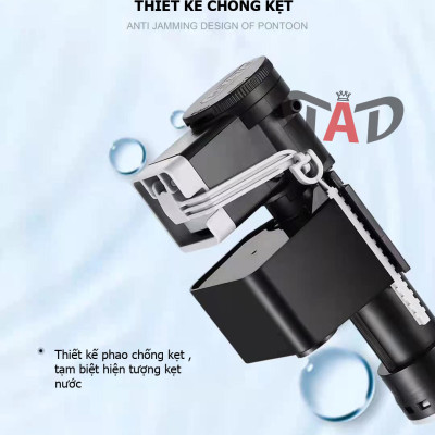 Cọc Phao Nước (Cọc Cấp, Van Phao) Dùng Cho Bồn Cầu - FILTER CAESAR  (Dùng Cho Cả Két Rời Và Két Liền Khối)