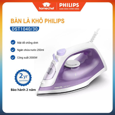 Bàn là, bàn ủi hơi nước cầm tay Philips DST1040, công suất 2000w | Hàng Chính Hãng