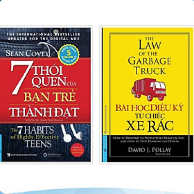 Combo 7 Thói Quen Của Bạn Trẻ Thành Đạt + Bài Học Diệu Kỳ Từ Chiếc Xe Rác (Khổ Lớn) - Bản Quyền