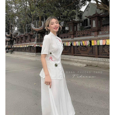 ĐỒ LAM ĐI CHÙA  Tàu Phi Lụa