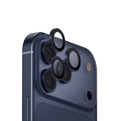 Kính Bảo Vệ Lens Camera Cho iPhone 17 Pro/ 17 Pro Max UNIQ OPTIX ALUGUARD Khung Hợp Kim Nhôm Kính Cường Lực 9H Hàng Chính Hãng